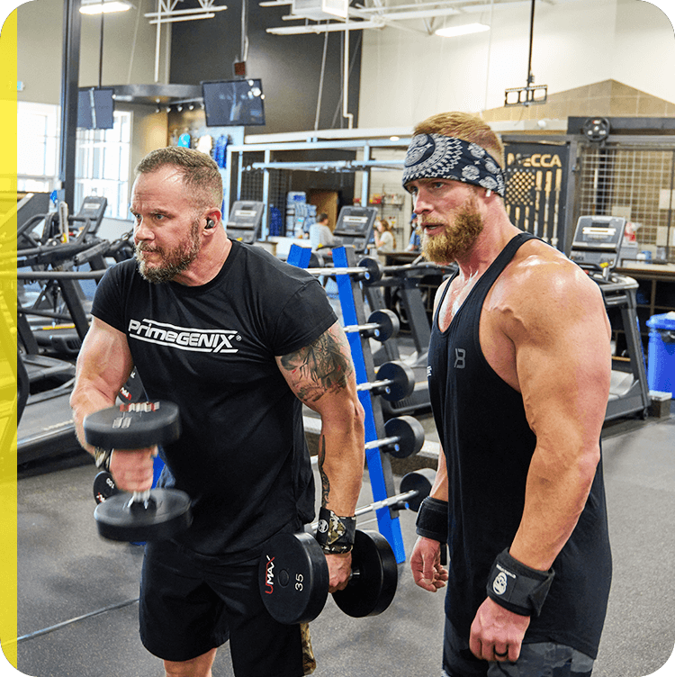 PrimeGENIX Gen X training lifestyle image used in coupon code savings guide