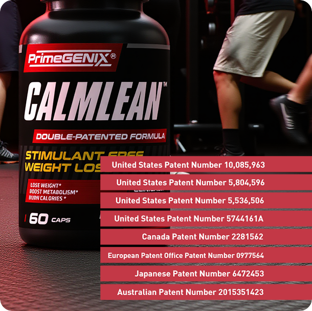 PrimeGENIX Calmlean Patents
