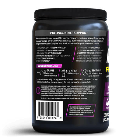 Nitric Pump Pre-workout