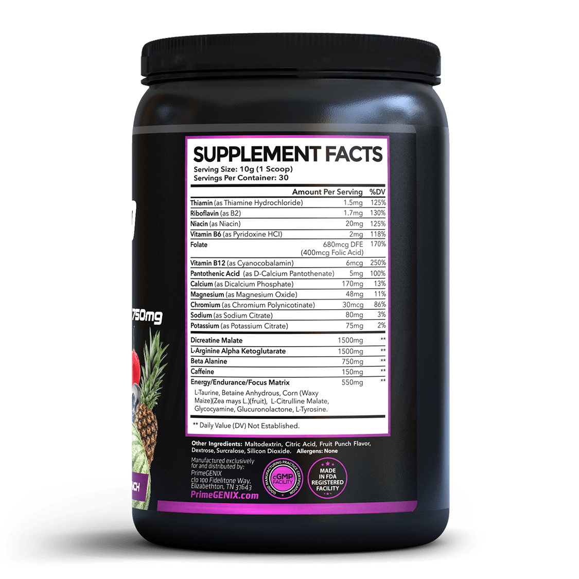 Nitric Pump Pre-workout