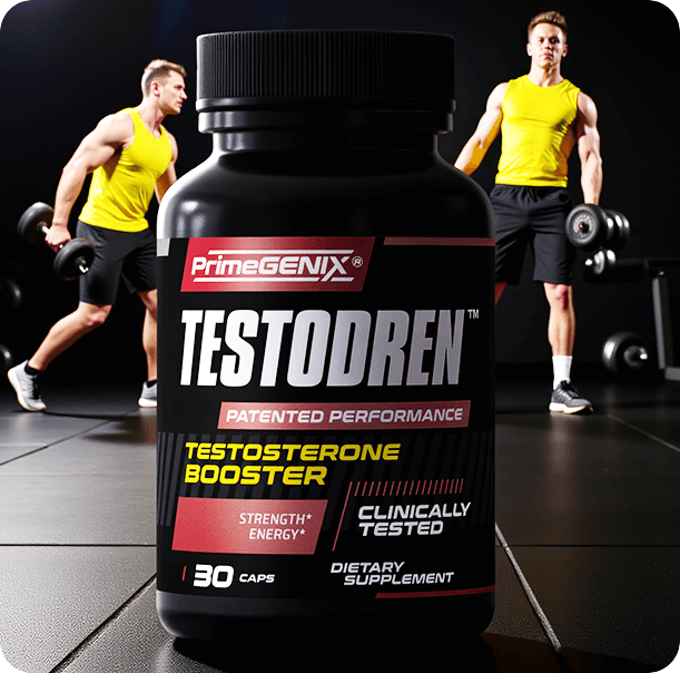 Testodren testosterone booster lifestyle image from the official store